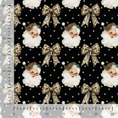 0,5 MTR. X-MAS LEO BOWS SANTA - SOFT SWEAT