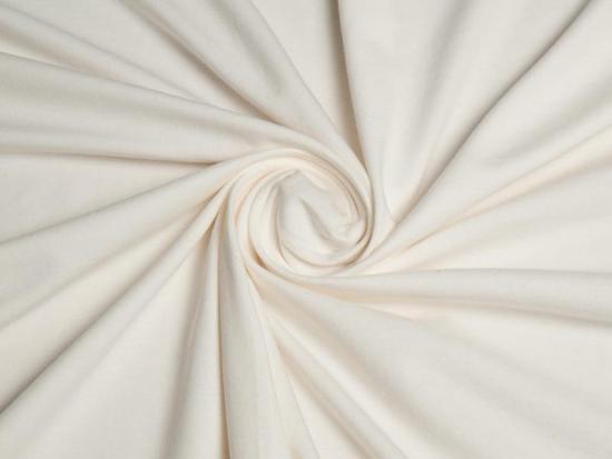 0,5 MTR. ♥  UNI BIO BAUMWOLLJERSEY NATUR/CREME ♥