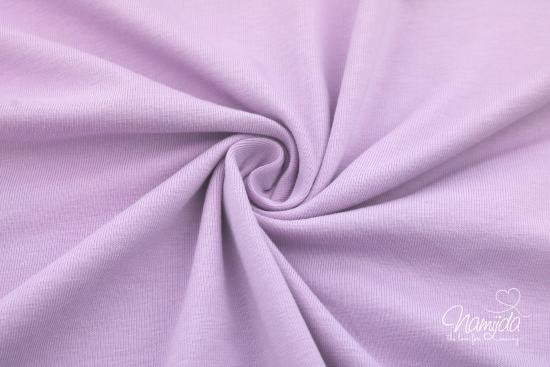 0,5 MTR. ♥  UNI BIO BAUMWOLLJERSEY FLIEDER LIGHT ♥