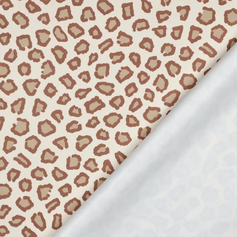 0,5 MTR. ♥ LEO REGENJACKEN STOFF NATUR - WASSERDICHT ♥