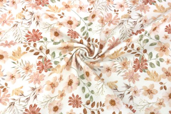 0,5 MTR. ♥ BLUMENTRAUM PUDER LIGHT JERSEY ♥