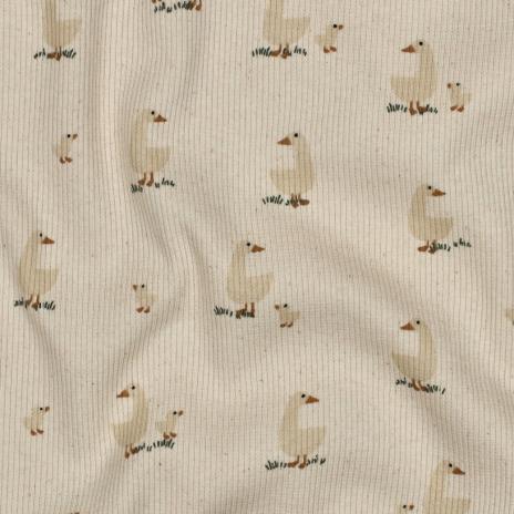 0,5 MTR. ♥ RIPPSTRICK JERSEY ENTENGLÜCK ♥