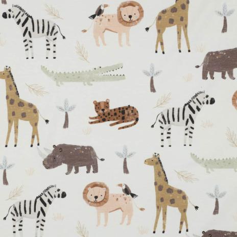 0,50 MTR.  ♥ SAFARI TIERE JERSEY ♥