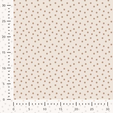 0,5 MTR. NATURAL DOTS SAND - SOFT SWEAT