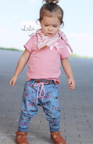 0,5 MTR. ♥  UNI BIO BAUMWOLLJERSEY ROSA ♥