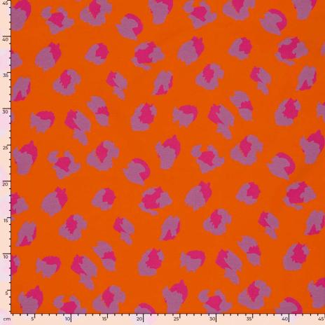 0,50 MTR. ♥ LEO COLORFUL ORANGE JERSEY ♥