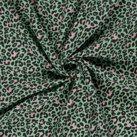 0,5 MTR. ♥ MuSSELIN LEO LIEBE MINT ♥