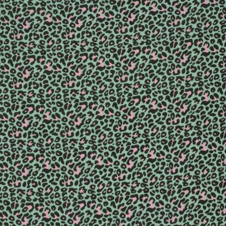 0,5 MTR. ♥ MuSSELIN LEO LIEBE MINT ♥