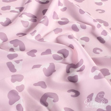 0,5 MTR.  ♥ BADESTOFF LYCRA LEO LOVE FLIEDER UPF50 ♥