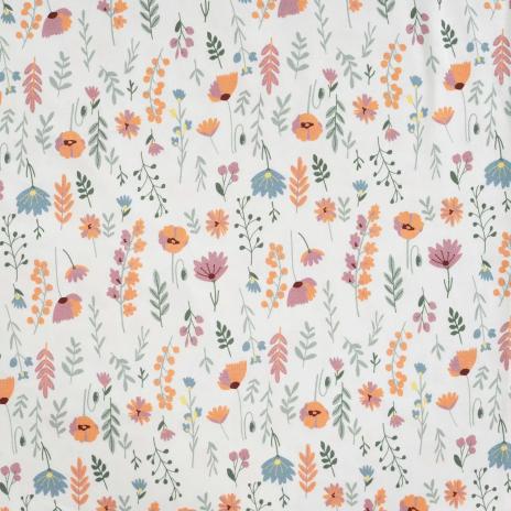 0,50 MTR.  ♥  ZARTE FRÜHLINGSBLUMEN JERSEY ♥