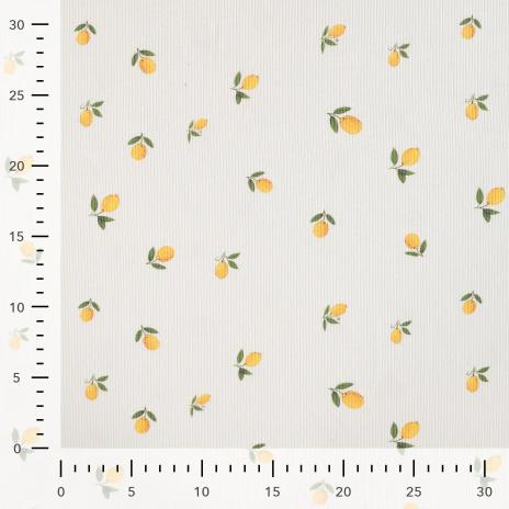 0,5 MTR. ♥ RIPPSTRICK JERSEY ZITRONEN ♥