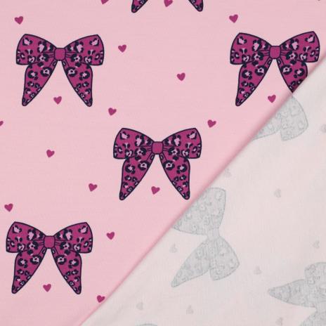 0,50 MTR. LEO BOWS ROSA FRENCH TERRY