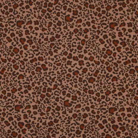 0,5 MTR. ♥ RIPPSTRICK JERSEY LEO BRAUN/BEIGE ♥