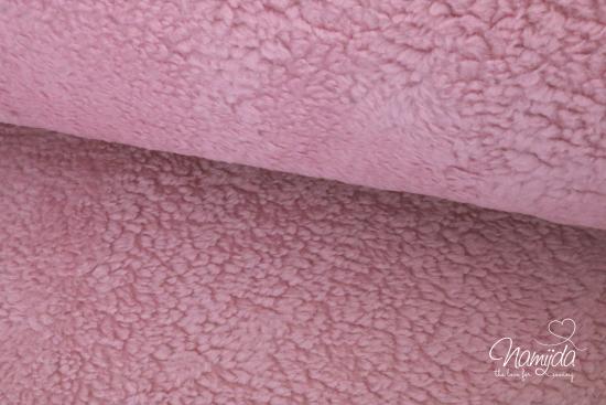 0,5 MTR. ♥ BAUMWOLL TEDDY / ZoTTEL PUDER ♥