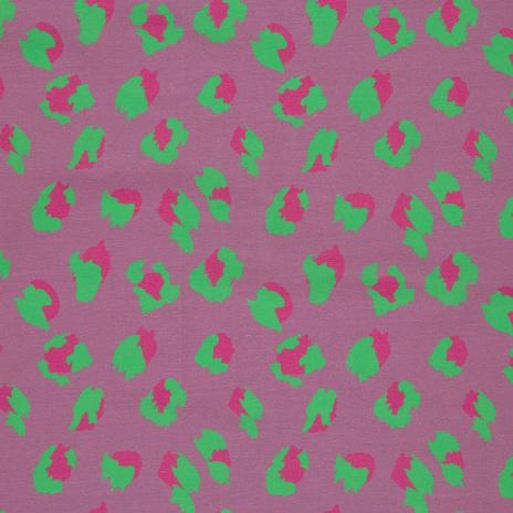 0,50 MTR. ♥ LEO COLORFUL LAVENDEL JERSEY ♥