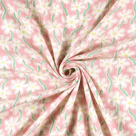 0,5 MTR. ♥ MuSSELIN ROSE DAISIES ♥