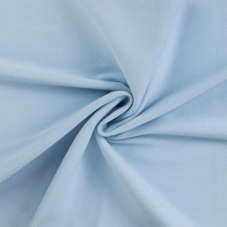 0,5 Mtr. Bündchen - FEINRIPP HELLBLAU - Schlauch ♥ EXTRABREIT - PASSEND ZUM  HEAYY SWEAT 6152