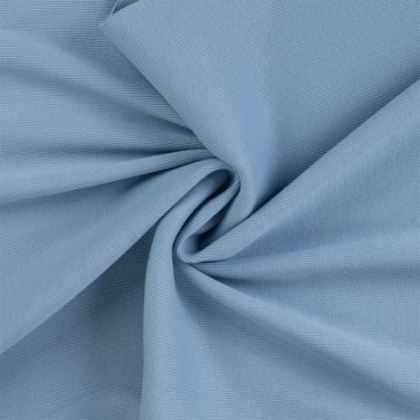 0,5 Mtr. Bündchen - FEINRIPP DUSTY BLUE - Schlauch ♥ EXTRABREIT - PASSEND ZUM  HEAYY SWEAT 6194