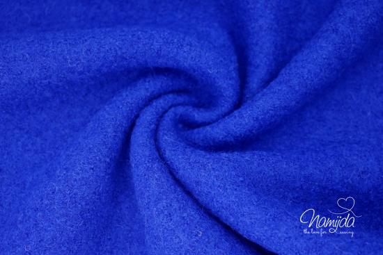 0,50 MTR. WeiCHER  WoLLWALK -  ROYAL BLAU - 100% WoLLE  (mulesingfrei)