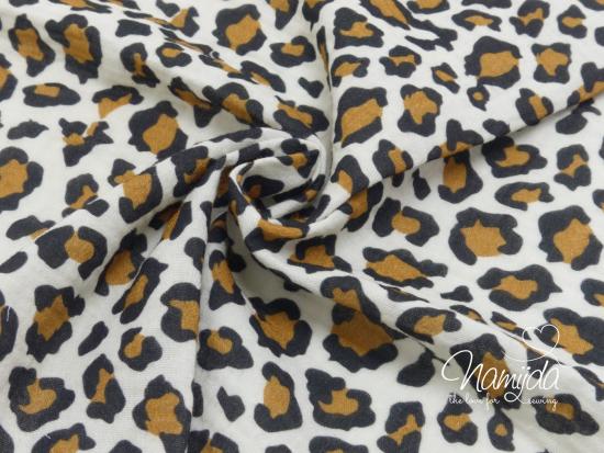 0,5 MTR.  ♥ MUSSELIN SOFT TOUCH LEO  ♥