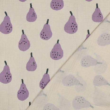 0,5 MTR. ♥ MuSSELIN BIRNEN FLIEDER ♥