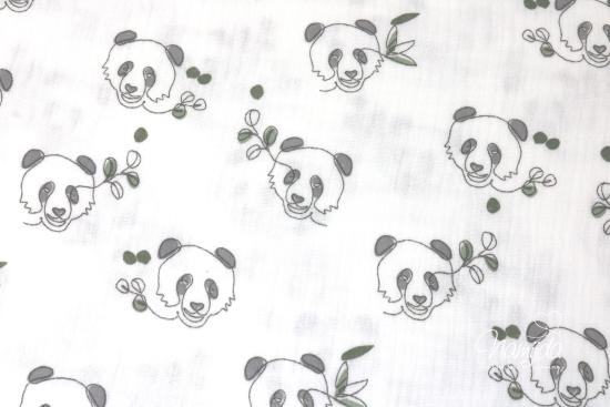 0,5 MTR. ♥ MUSSELIN DREAMS PANDA ♥