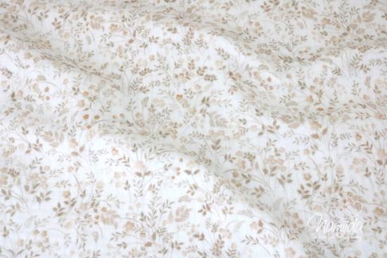 0,5 MTR.   ♥ MUSSELIN ROMANTIC FLORAL NATURE ♥