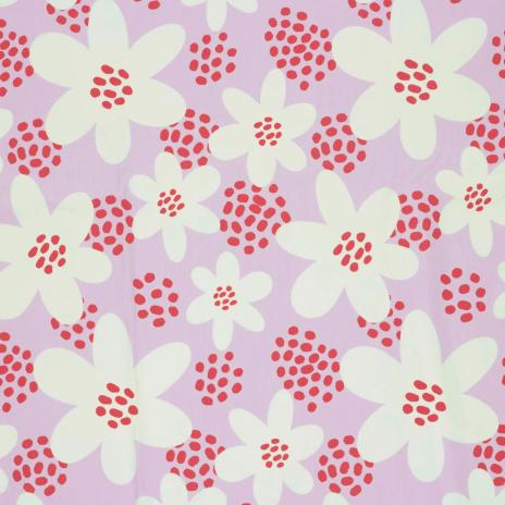0,50 MTR.  ♥ SPRING FLOWERS FLIEDER JERSEY ♥