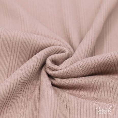 0,5 MTR. ♥ RIPPSTRICK DIFFERENT STRIPES HELLROSE JERSEY ♥