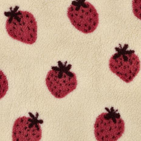 0,5 MTR. ♥ TEDDY STRAWBERRIES ERDBEEREN ♥