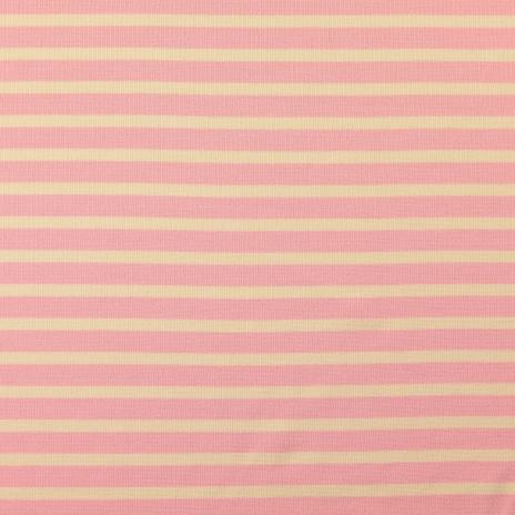 0,5 MTR. ♥ PUNTA DI ROMA STREIFEN ROSA/NATUR