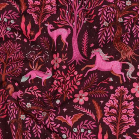 0,5 MTR. WINTERWALD ROSA/BEERE FRENCH TERRY