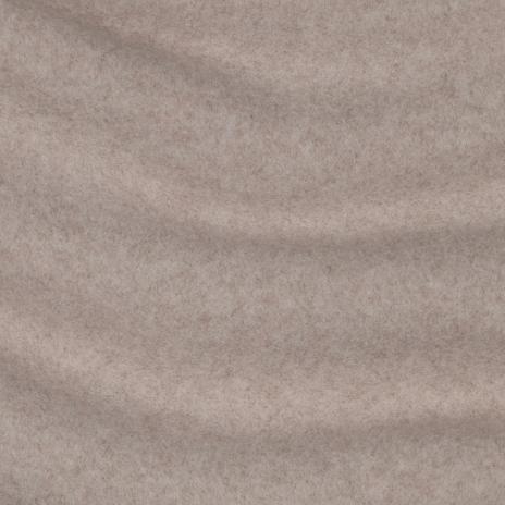 0,5 MTR. ♥ Doubelface Baumwollfleece BEIGE MELANGE - 100% Baumwolle ♥