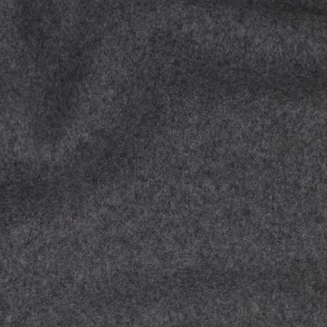 0,5 MTR. ♥ Doubelface Baumwollfleece DuNKELGRau MELANGE - 100% Baumwolle ♥