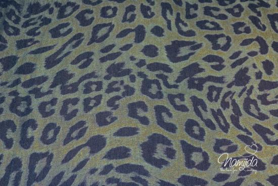 0,5 MTR. FOIL JEANS SCHIMMER LEO - JEANS ♥