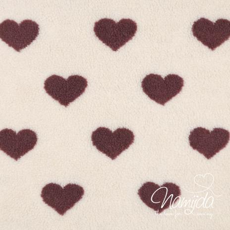 0,5 MTR. ♥ TEDDY HERZEN BEERE ♥