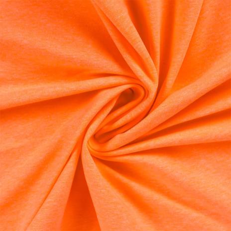 0,50 MTR. NEON ORANGE MELANGE - FRENCH TERRY