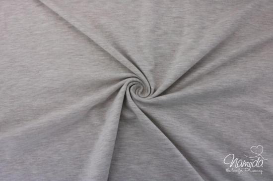 0,5 MTR. ♥ SoMMER BAUMWOLL SWEAT ECRU MELIERT