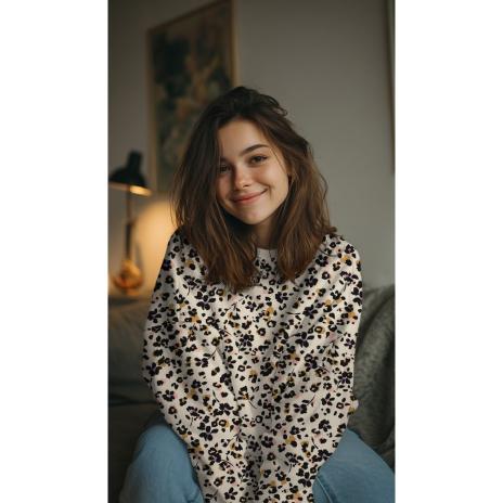 0,50 MTR. LEO NATURAL BLOSSOM SOFT SWEAT