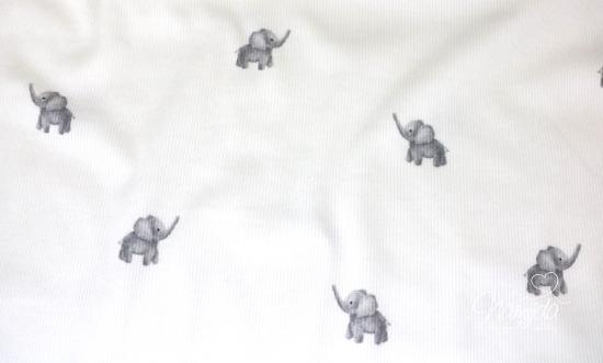 0,5 MTR. ♥ RIPPSTRICK JERSEY LITTLE ELEPHANT ♥