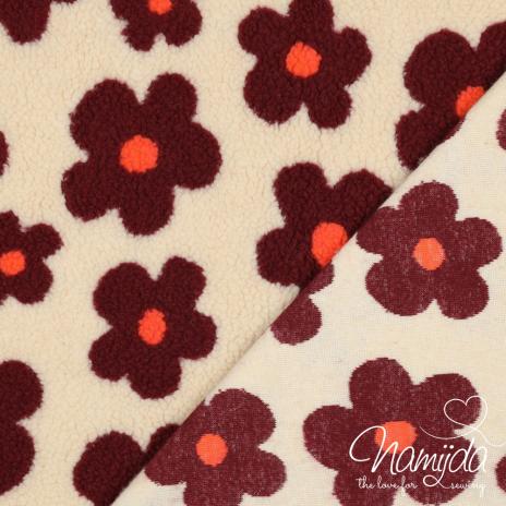 0,5 MTR. ♥ FLOWER TEDDY BEERE NATUR ♥