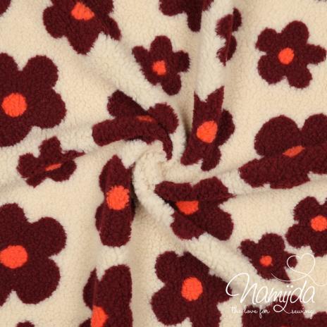 0,5 MTR. ♥ FLOWER TEDDY BEERE NATUR ♥