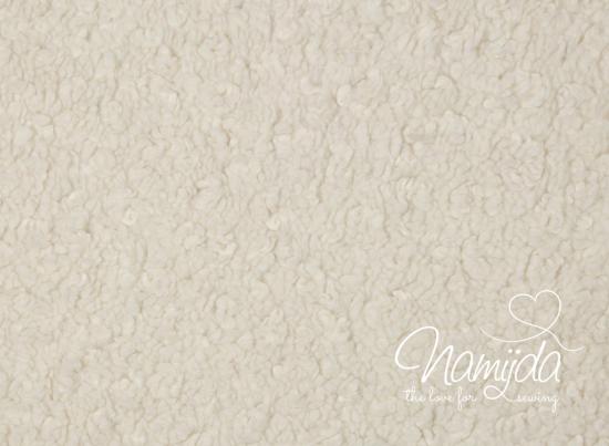 0,5 MTR. ♥ SUPER FLAUSCHIGER TEDDY BOUCLE NATUR