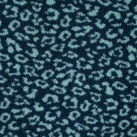 0,50 MTR. ♥ TEDDY JACQUARD LEO AQUA  ♥