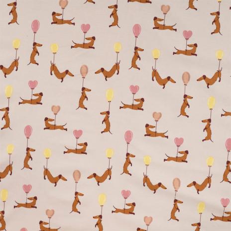 0,50 MTR. ♥ BALOON DACKELPARTY JERSEY ♥