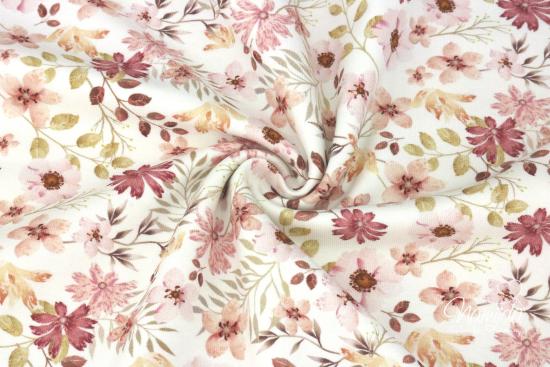 0,5 MTR. ♥ BLUMENTRAUM ROSE JERSEY ♥