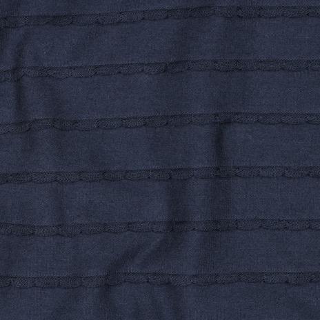 0,5 MTR. ♥ RÜSCHEN JERSEY - NAVY  ♥