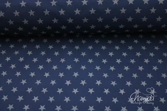 0,5 MTR. ♥ REFLEKTIERENDER SOFTSHELL STAR - NAVY ♥