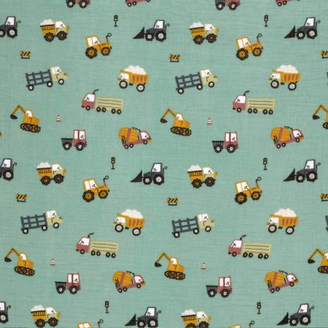 0,5 MTR. ♥ MuSSELIN BAUPLATZ CHAOS ♥