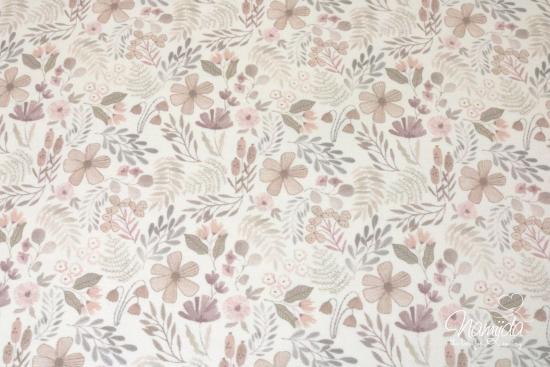 0,50 MTR. FLOWERS NATURAL JERSEY